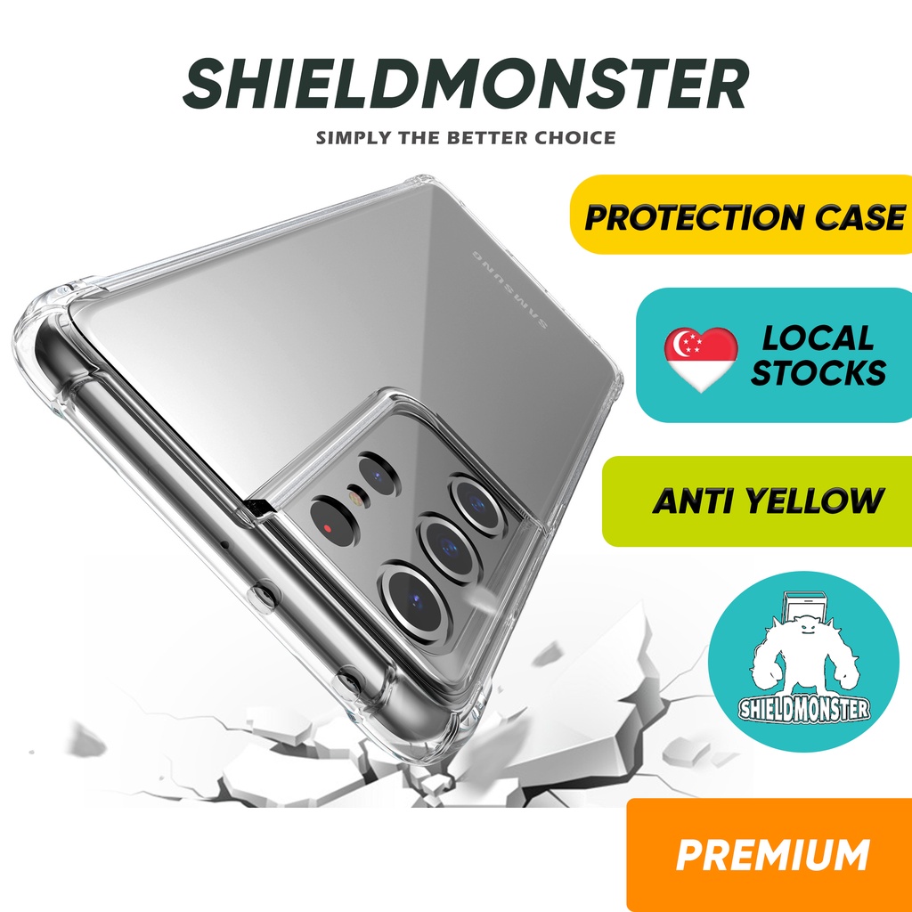 Shieldmonster Samsung Case Phone A54 A34 A53 A73 A33 A22 A42 5G A32 A13 A52 Note 10 9 8 Galaxy Cover Casing A12 A70 A51
