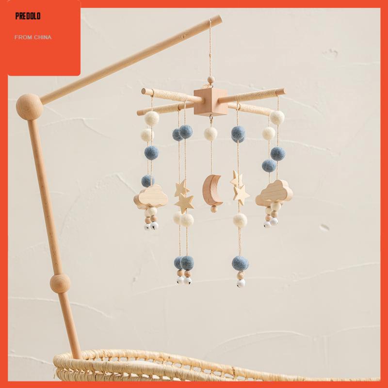 [Predolo] Wind Chime Montessori Cute for Newborn, Infants Baby Bed Bell Hanging Toys