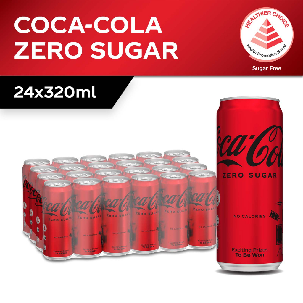 Coca-Cola Zero Sugar (24 x 320ml) Case