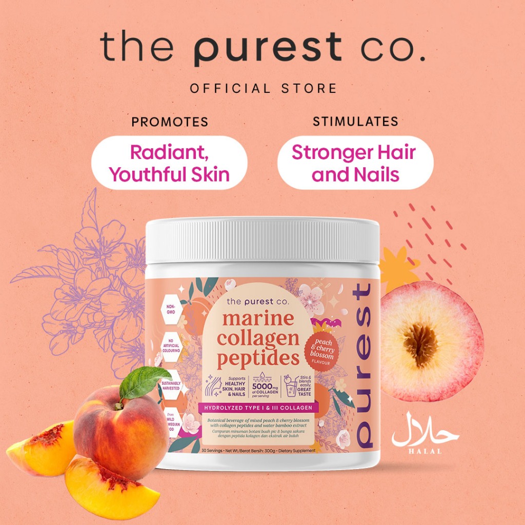 Purest Co Marine Collagen Peptides (Skin, Hair & Nail Vitality)